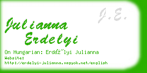 julianna erdelyi business card